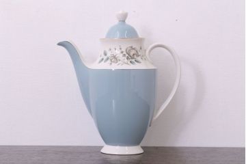 ROYAL DOULTON(ロイヤルドルトン)　ROSE ELEGANS(ローズ・エレガンス)　コーヒーポット・クリーマー・シュガー3点セット(洋食器)