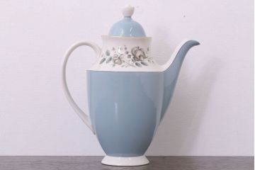 ROYAL DOULTON(ロイヤルドルトン)　ROSE ELEGANS(ローズ・エレガンス)　コーヒーポット・クリーマー・シュガー3点セット(洋食器)