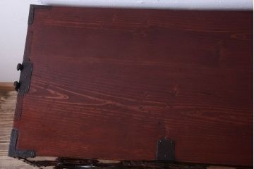 アンティーク家具　古民具・骨董　前面欅材使用!高級感あふれる小振りな衣装箪笥