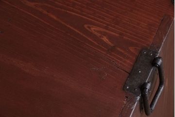 アンティーク家具　古民具・骨董　前面欅材使用!高級感あふれる小振りな衣装箪笥