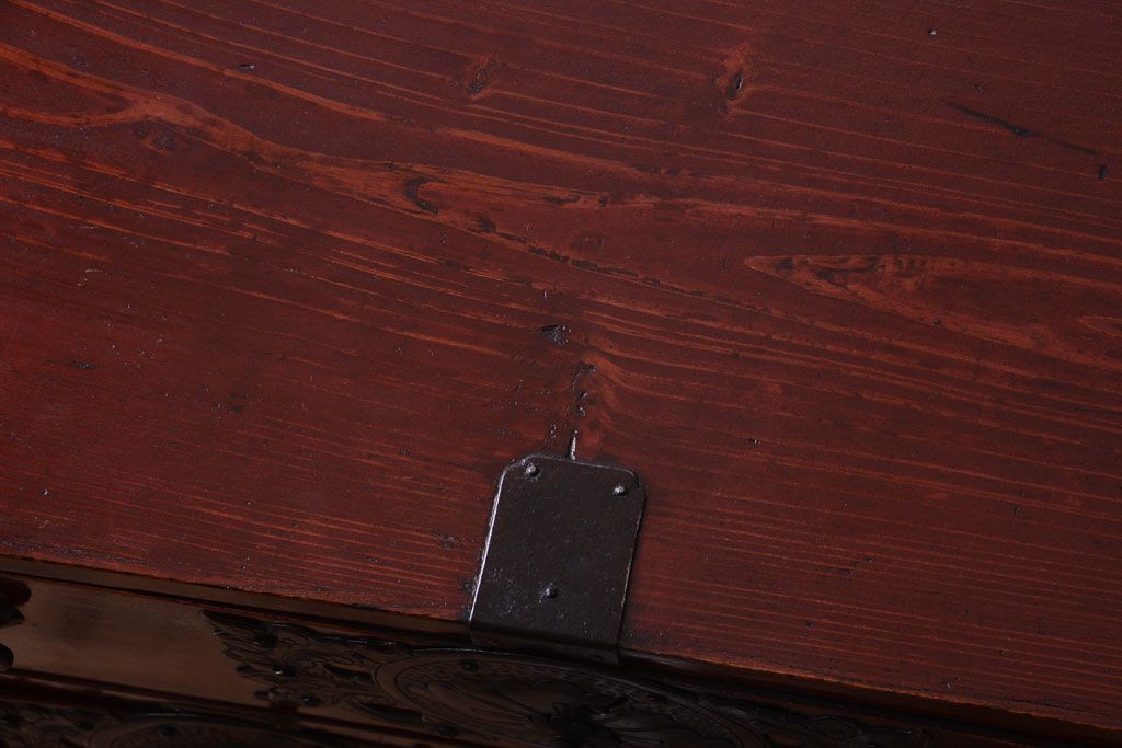 アンティーク家具　古民具・骨董　前面欅材使用!高級感あふれる小振りな衣装箪笥