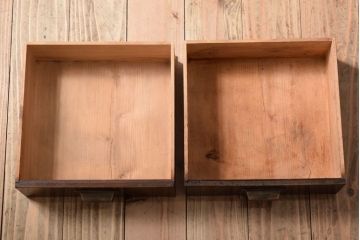 アンティーク家具　大正期　当時物色ガラス入りの高級品!和製アンティークの本箱(ブックケース)