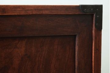 アンティーク家具　三方欅材!上質な和製アンティーク帳場箪笥