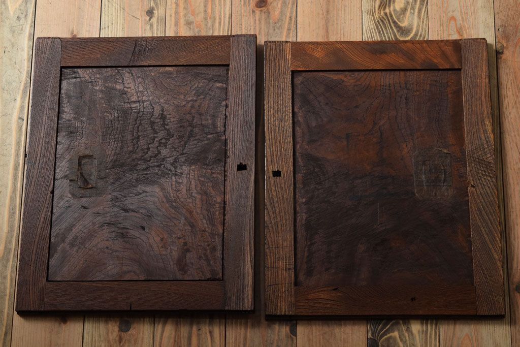 アンティーク家具　三方欅材!上質な和製アンティーク帳場箪笥