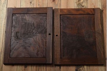 アンティーク家具　三方欅材!上質な和製アンティーク帳場箪笥