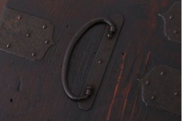 アンティーク雑貨　古民具・骨董　古い木製の味わい深い硯箱