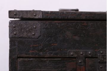 アンティーク雑貨　古民具・骨董　古い木製の味わい深い硯箱