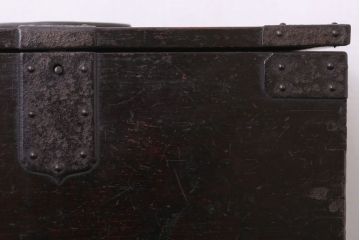 アンティーク雑貨　古民具・骨董　古い木製の味わい深い硯箱