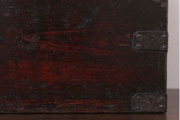 アンティーク雑貨　古民具・骨董　古い木製の味わい深い硯箱