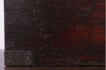 アンティーク雑貨　古民具・骨董　古い木製の味わい深い硯箱