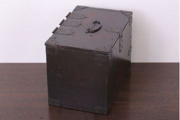 アンティーク雑貨　古民具・骨董　古い木製の味わい深い硯箱