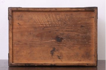 アンティーク雑貨　古民具・骨董　古い木製の味わい深い硯箱