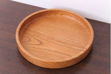 アンティーク雑貨　欅材製!木目の美しい和製アンティークのお盆