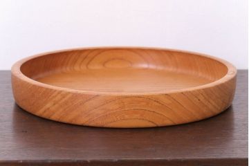 アンティーク雑貨　欅材製!木目の美しい和製アンティークのお盆