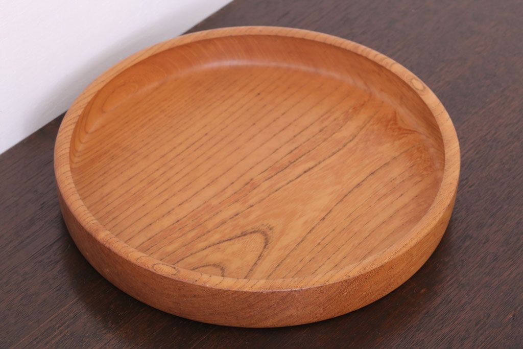 アンティーク雑貨　欅材製!木目の美しい和製アンティークのお盆