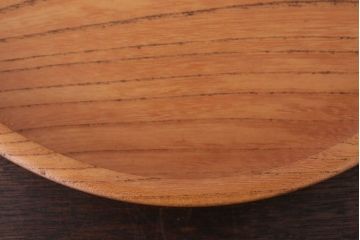 アンティーク雑貨　欅材製!木目の美しい和製アンティークのお盆