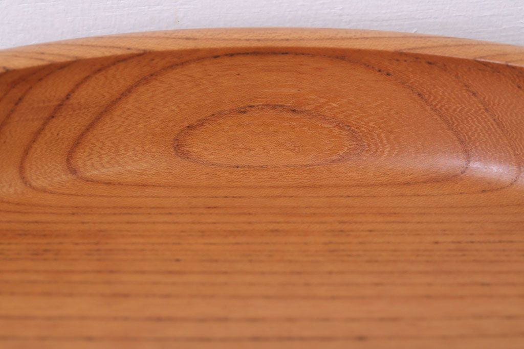 アンティーク雑貨　欅材製!木目の美しい和製アンティークのお盆