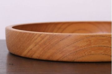 アンティーク雑貨　欅材製!木目の美しい和製アンティークのお盆