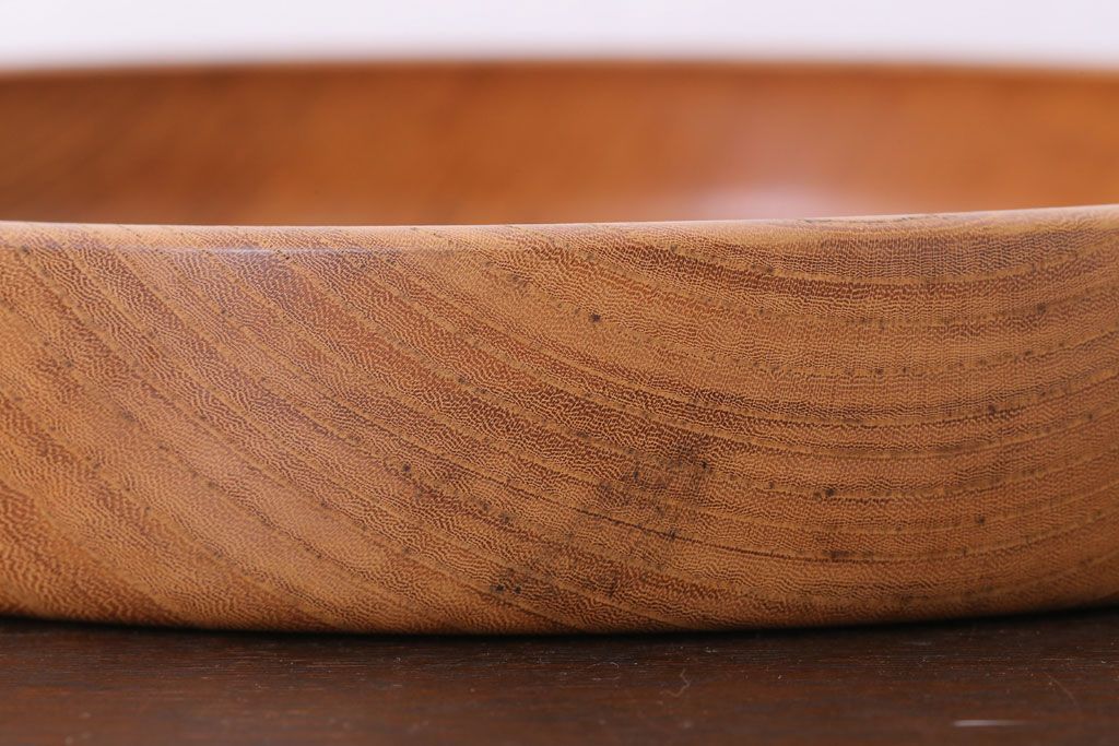 アンティーク雑貨　欅材製!木目の美しい和製アンティークのお盆