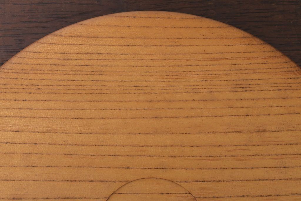 アンティーク雑貨　欅材製!木目の美しい和製アンティークのお盆