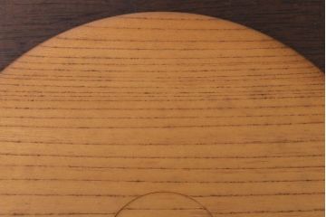 アンティーク雑貨　欅材製!木目の美しい和製アンティークのお盆