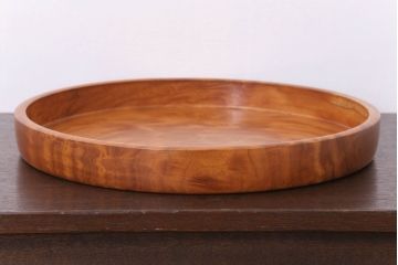 アンティーク雑貨　和製アンティーク　欅材製!杢目が美しいお盆