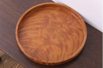 アンティーク雑貨　和製アンティーク　欅材製!杢目が美しいお盆