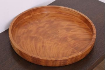アンティーク雑貨　和製アンティーク　欅材製!杢目が美しいお盆