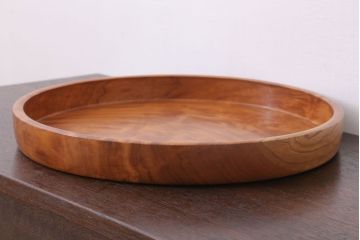 アンティーク雑貨　和製アンティーク　欅材製!杢目が美しいお盆