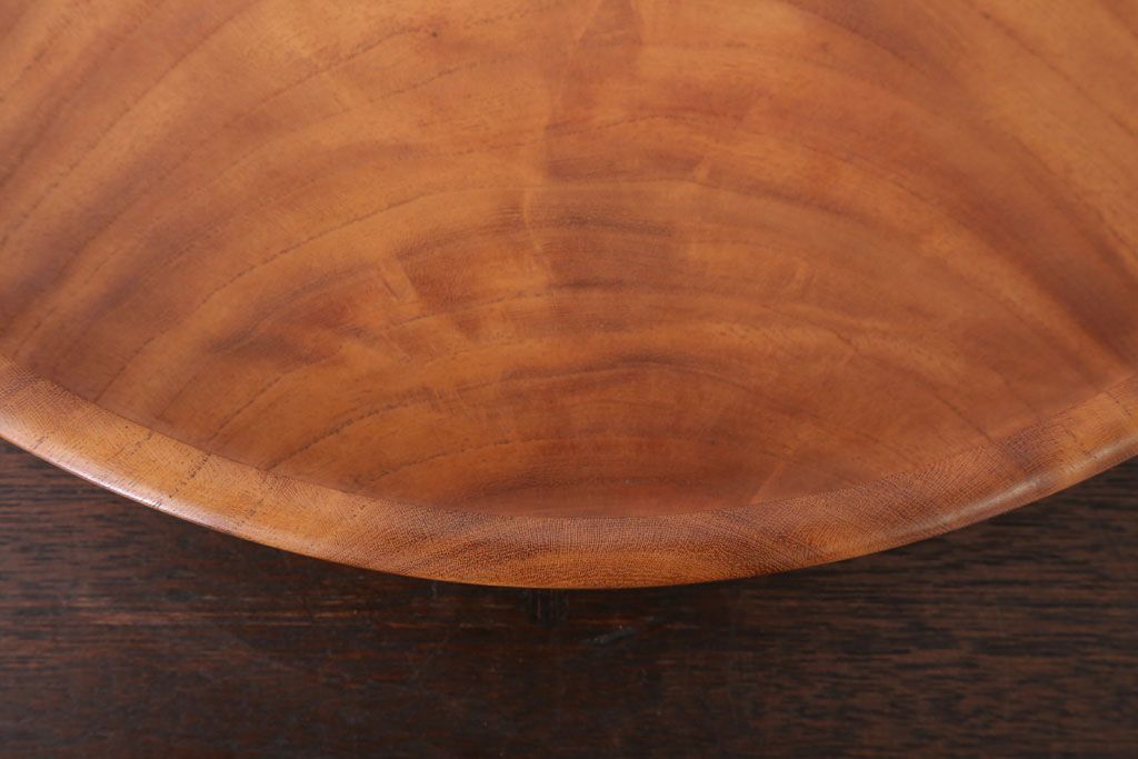 アンティーク雑貨　和製アンティーク　欅材製!杢目が美しいお盆