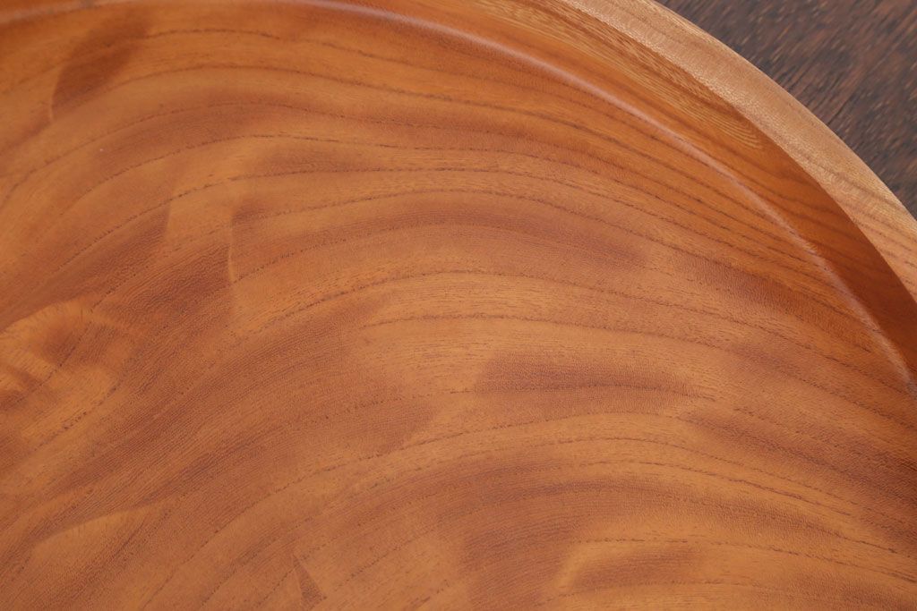 アンティーク雑貨　和製アンティーク　欅材製!杢目が美しいお盆