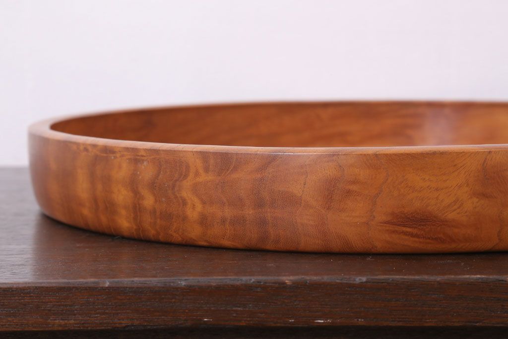 アンティーク雑貨　和製アンティーク　欅材製!杢目が美しいお盆