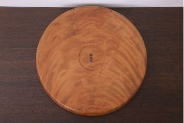 アンティーク雑貨　和製アンティーク　欅材製!杢目が美しいお盆