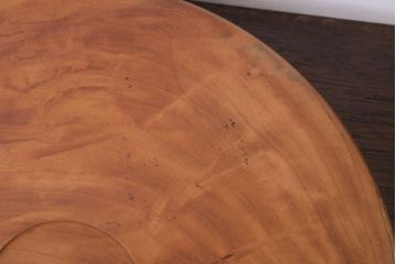 アンティーク雑貨　和製アンティーク　欅材製!杢目が美しいお盆