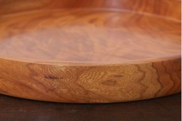 アンティーク雑貨　和製アンティーク　欅材製!杢目が美しいお盆