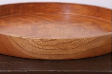 アンティーク雑貨　和製アンティーク　欅材製!杢目が美しいお盆