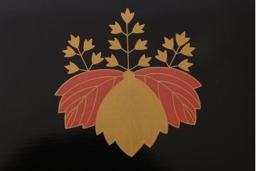 天平堂　漆器　木製　蒔絵　四段重箱　共箱