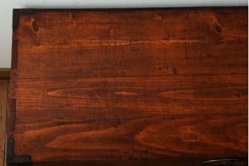 アンティーク家具　和製アンティーク　上質な二本松箪笥ローボード(衣装箪笥)