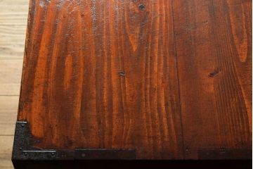 アンティーク家具　和製アンティーク　上質な二本松箪笥ローボード(衣装箪笥)