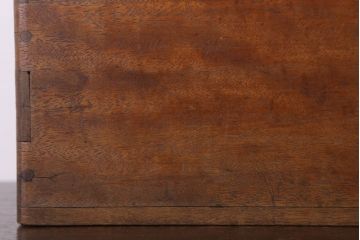 アンティーク雑貨　古い木製のアンティーク小箱(木箱・小物収納箱)