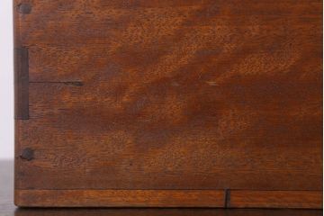 アンティーク雑貨　古い木製のアンティーク小箱(木箱・小物収納箱)