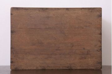 アンティーク雑貨　古い木製のアンティーク小箱(木箱・小物収納箱)