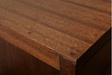 レトロ家具　和製アンティーク　シンプル　古い木の昭和レトロな引き出し(2杯)