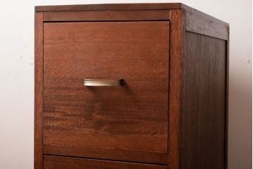 レトロ家具　和製アンティーク　シンプル　古い木の昭和レトロな引き出し(2杯)