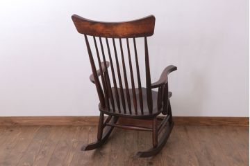 中古　松本民芸家具　J型　ロッキングチェア(定価約16万6千円)