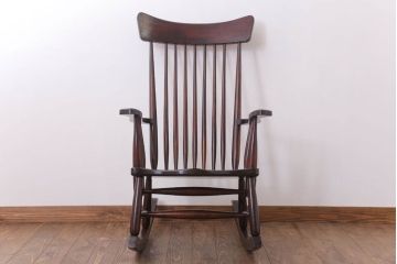 中古　松本民芸家具　J型　ロッキングチェア(定価約16万6千円)