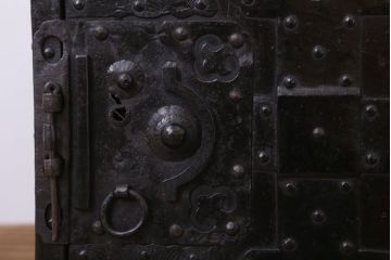 アンティーク家具　明治期　古民具・骨董　アンティーク船箪笥(掛硯型、懸硯型、舟箪笥)(1)