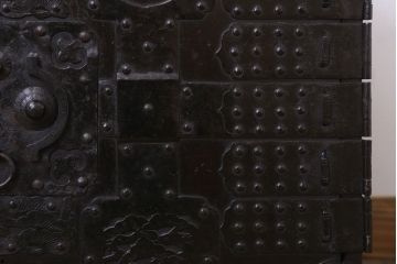アンティーク家具　明治期　古民具・骨董　アンティーク船箪笥(掛硯型、懸硯型、舟箪笥)(1)