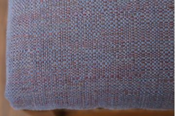 レトロ家具　古い木のレトロなクッション座面角スツール(1)