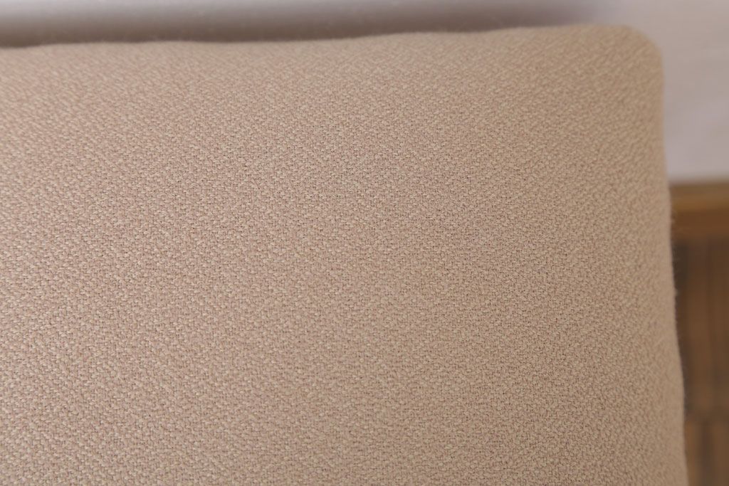 レトロ家具　古い木のレトロなクッション座面角スツール(2)